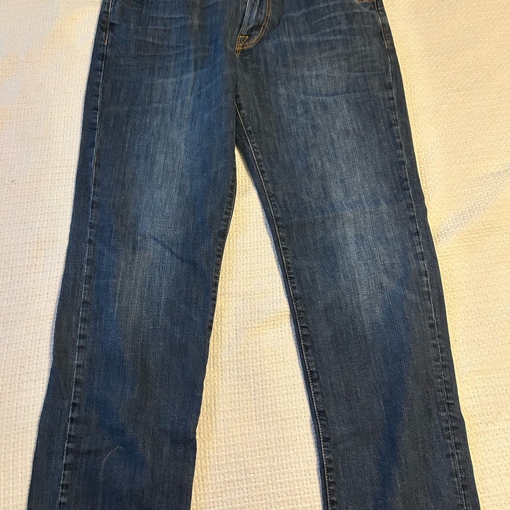 Mens Lucky Brand Blue 221 Original Straight Jeans Classic Style